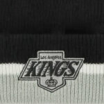 Detail loga na zimnej čiapke LOS ANGELES KINGS ´47 BRAND SPLIT CUFF KNIT BKA88